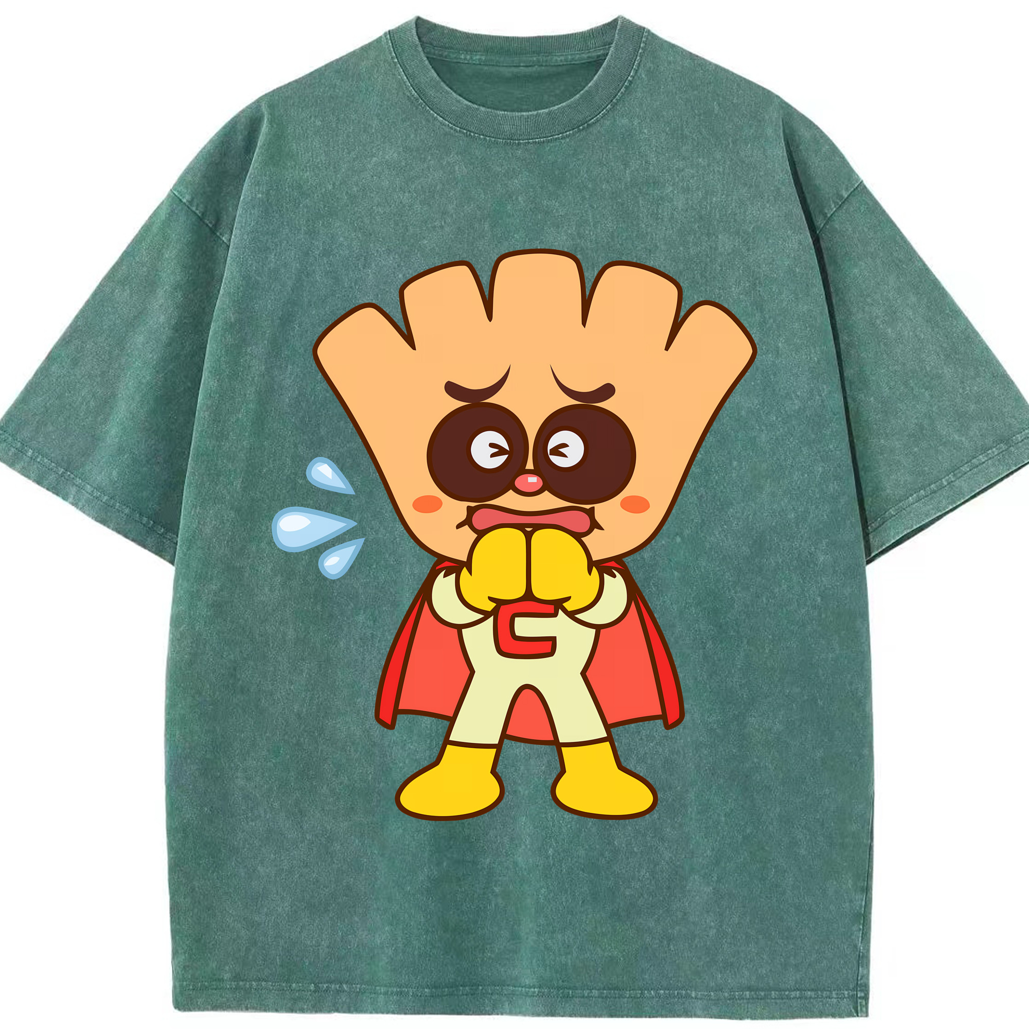 （画像用） アンパンマン Anpanman 綿100% ヴィンテージ風 半袖Tシャツ（フロントプリント）